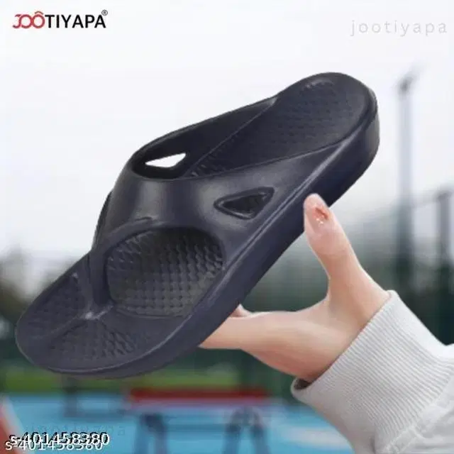 Flipflops for Women (Navy Blue, 5)