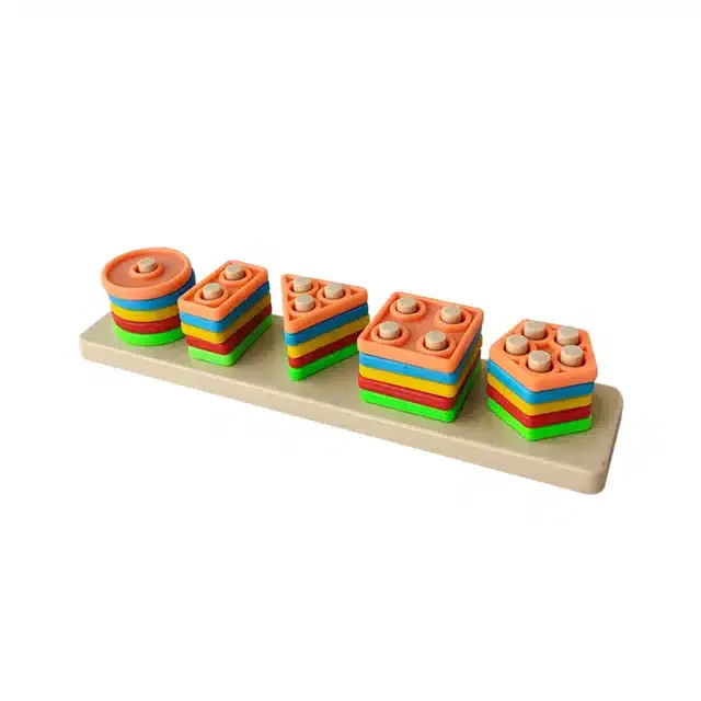 Educational Learning Puzzle Toys for Kids, Multicolor, Set of 1