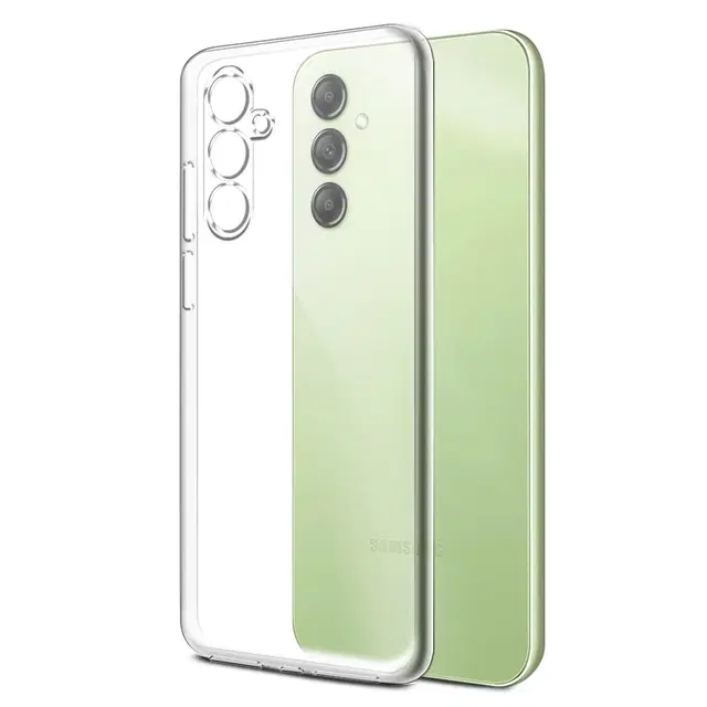 Rubber Mobile Back Cover for Samsung Galaxy A17 5G (Transparent)