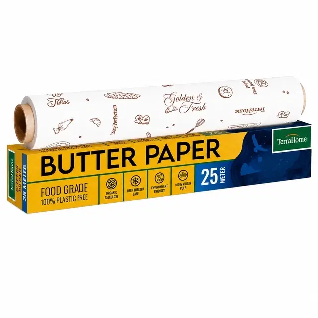 TerraHome OGR Butter Paper 25m [With in-built Cutter]