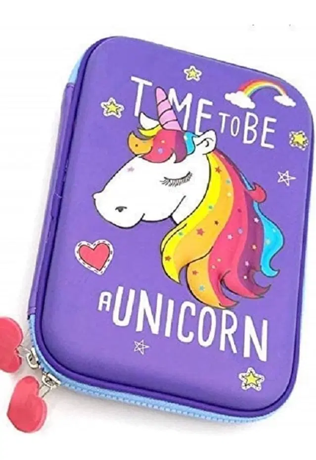MINDFIT Unicorn Character Pencil Case, Multicolor,Pack of 1