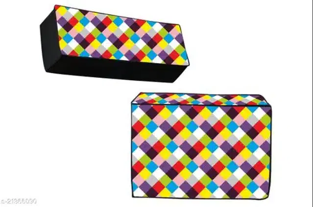 Split 1.5 Ton AC Cover for Indoor & Outdoor Unit, Multicolor, Set of 1