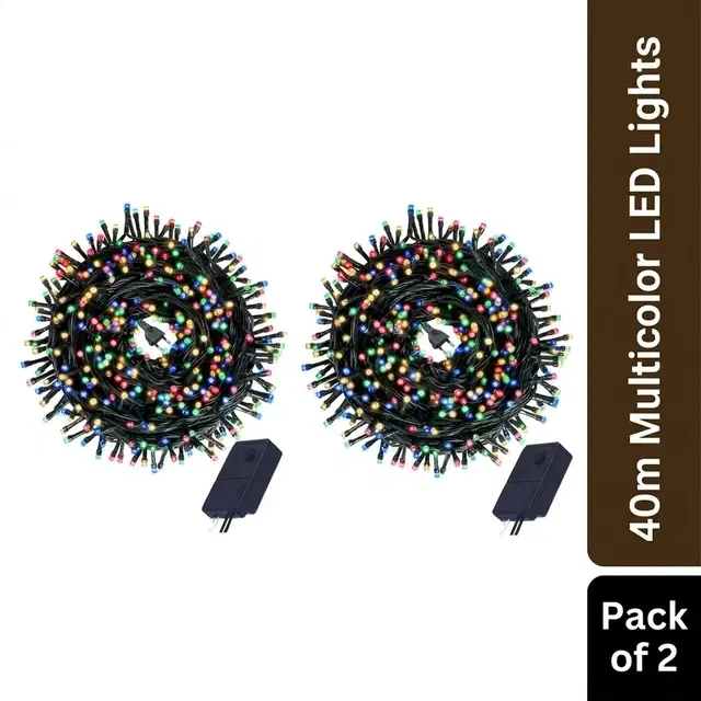 40 m Multicolor 5 MM Led String Light (Pack of 2)