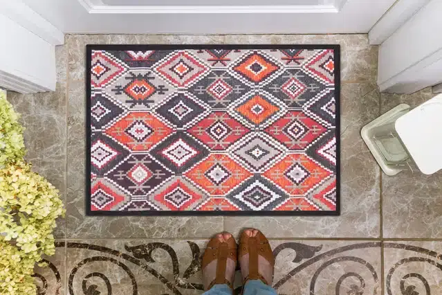 Anti Slip Doormat, Multicolor, 16x24 Inches