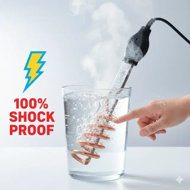 Copper Immersion Rod ,Multicolour, 1500 Watts