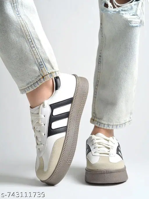 Shoetopia Girls Sneakers White (14-15 Years)