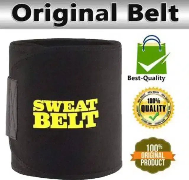 Sweat Belt for Men & Women, Black