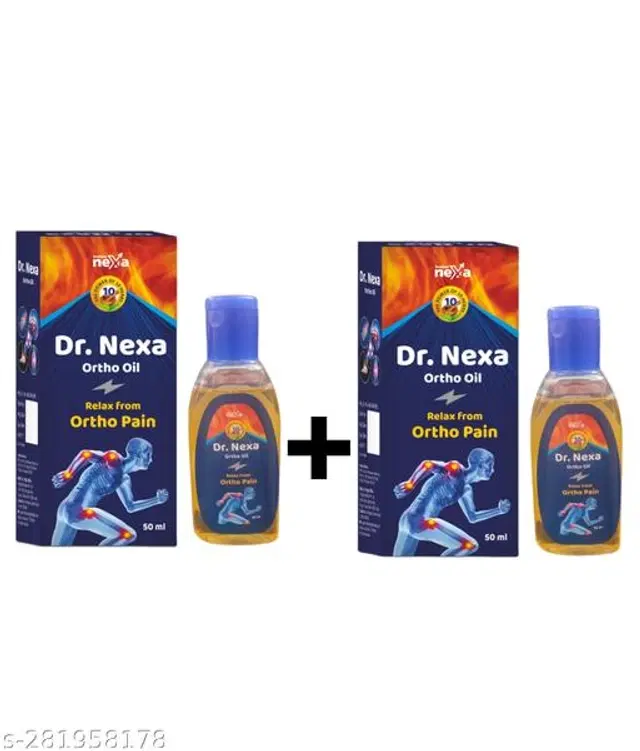 Dr. Nexa Ortho Joint Pain Massage Oil, 50 ml, Pack of 2