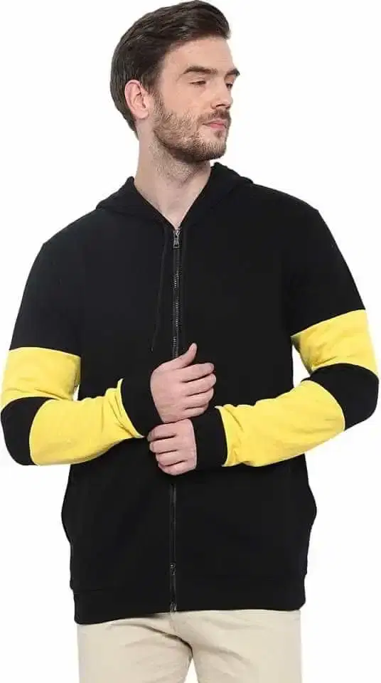 Glito Hooded Sweat Shirt With Pocket (Multicolor, S)