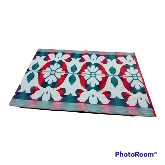 Plastic Floor Chatai, Assorted, 5x7 feet