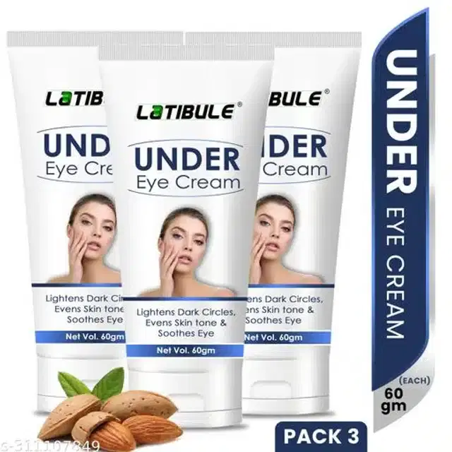 Latibule Under Eye Cream, 60 g, Pack of 3