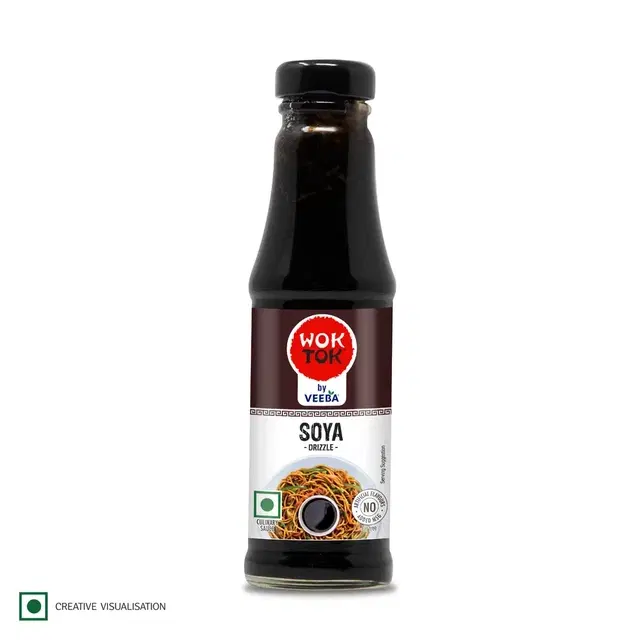 Veeba Wok Tok Soya Drizzle 225 g (Bottle)