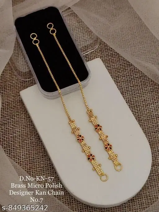 Stylish Studs for Women (Gold, Free Size)
