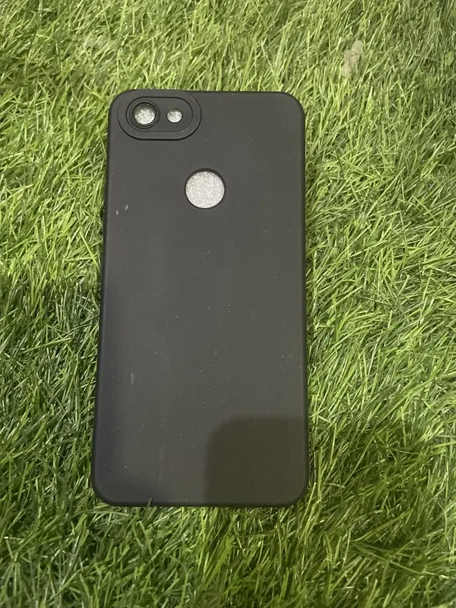 Silicone Mobile Back Cover for Vivo 1802 / Y81 / Y83 (Black)