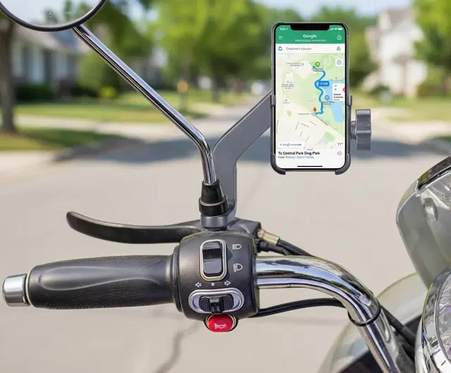 Mobile Stand for Bike Mirror, Black