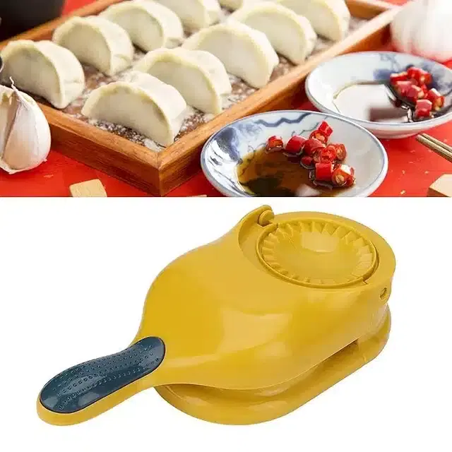 Plastic 2 in 1 Dumpling Maker Machine, Multicolor