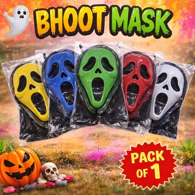 Bhoot Face Mask (Pack of 1) Multicolor