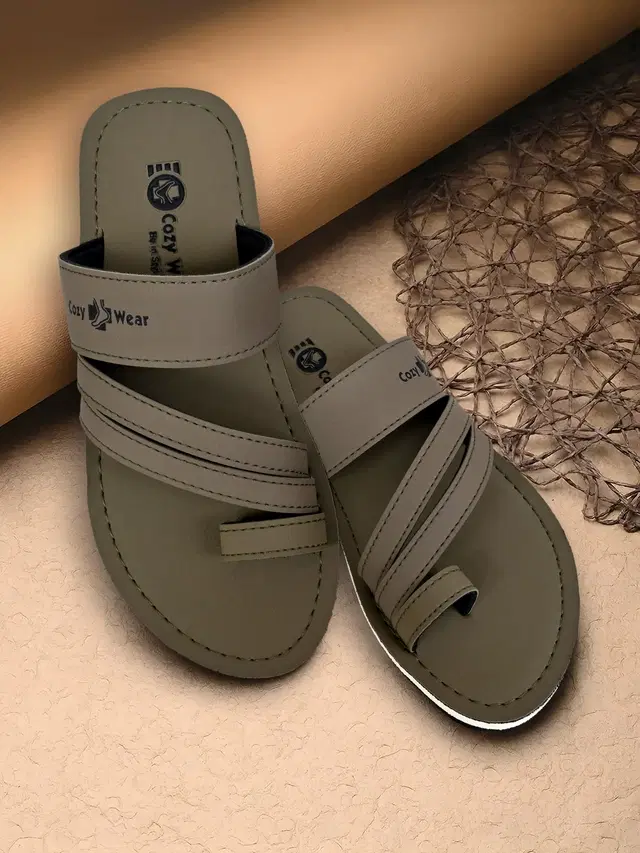 Flipflops for Men (Green, 6)