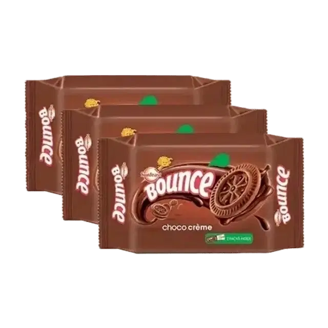 Sunfeast Bounce Tasty Choco Creme Biscuit 3X50 g (Set Of 3)