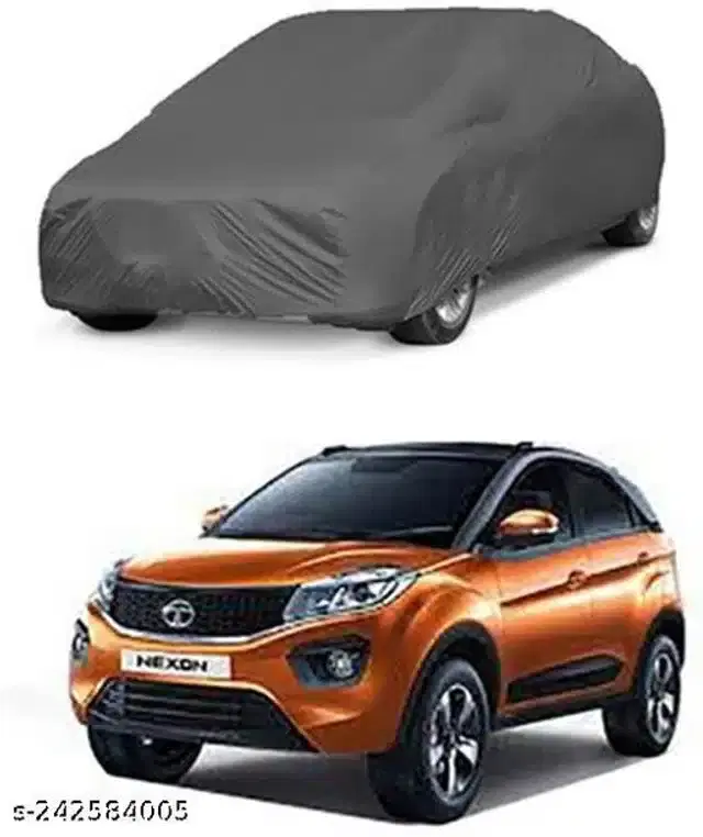 Taffeta Waterproof Car Cover for Tata Nexon, Multicolor
