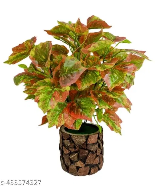 Plastic Artificial Flower With Pot,Multicolour