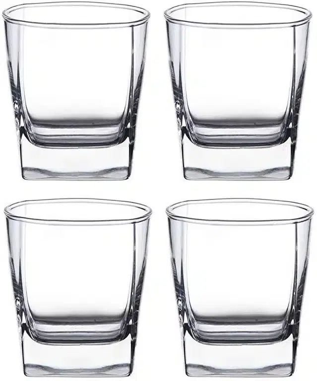 Liquor cum Cocktail Glasses, Transparent, 180 ml, Pack of 4
