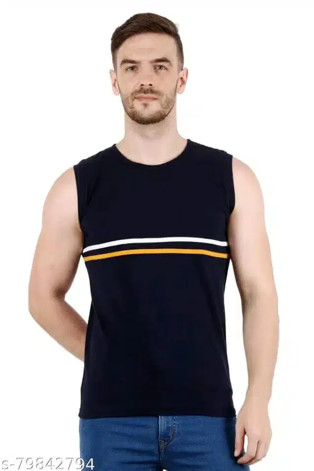 Vest for Men (Navy Blue, S)