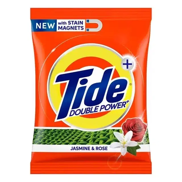 Tide Plus Double Power Jasmine & Rose Detergent Powder- 1 kg