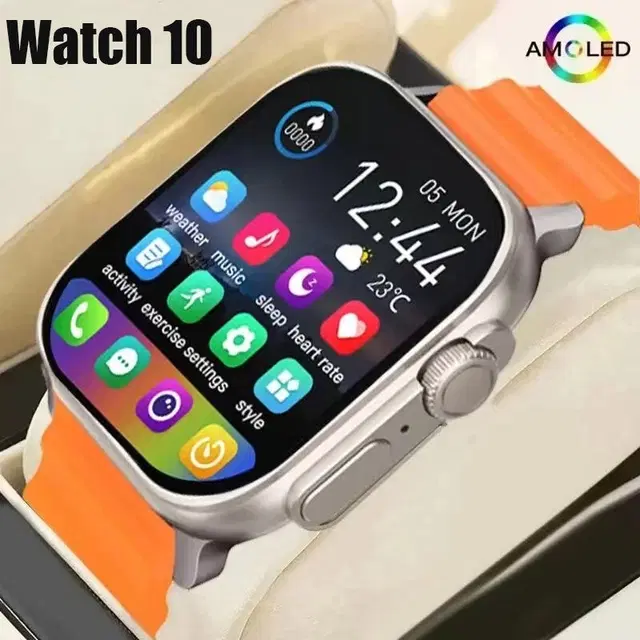 Silicone Strap S8 Ultra Smart Watch, Orange