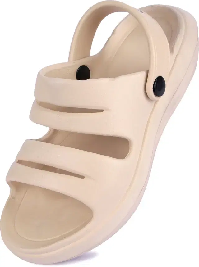 PVC Slippers for Women (Daisy Daisy Beige, 36)