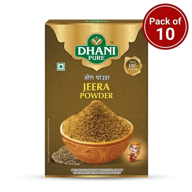 Dhani Pure Jeera Powder Box 5 g Set of 10