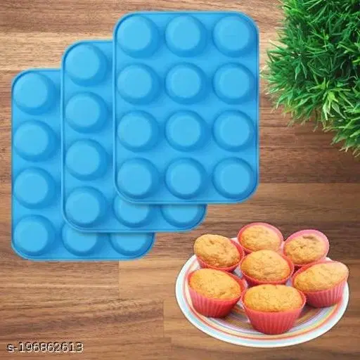 Silicone Baking MoaldS,  (Multicolor)