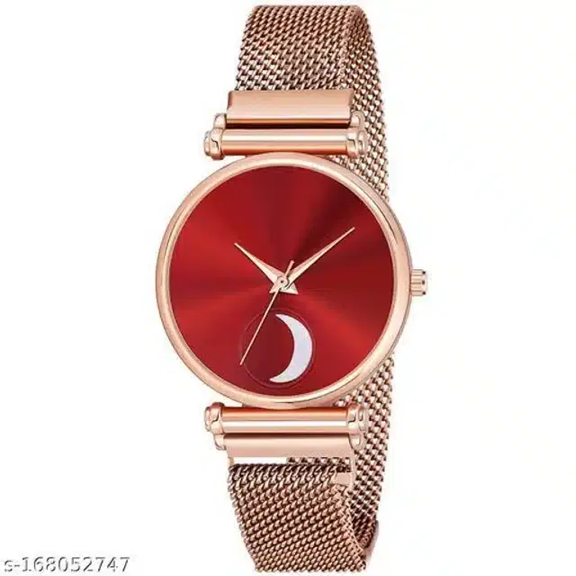 Analog Watch for Women (Red)