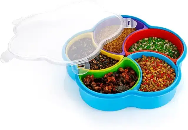Multipurpose Spice & Dry Fruit Box, Multicolor