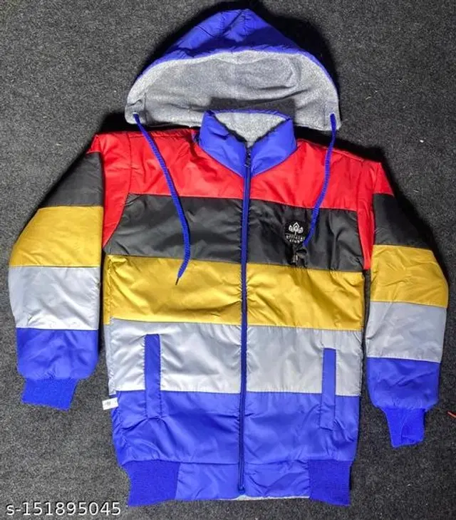 Polyester Jacket for Boys (Multicolor, 0-3 Months)