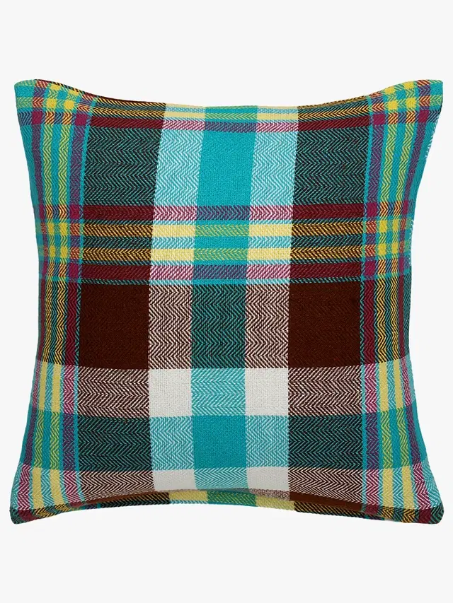 Cotton Cushion Cover, Multicolor, 12x12 inches