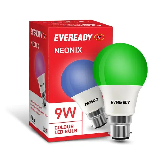 Eveready 9W Color Led Bulb (Green, Pack Of 1)
