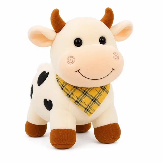 Storio Plush Cow Soft Toy For Kids