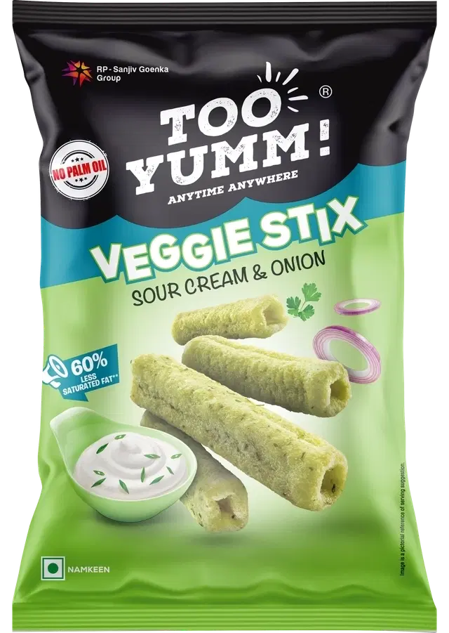 Too Yumm! Sour Cream & Onion Crisps Veggie Stix 35 g