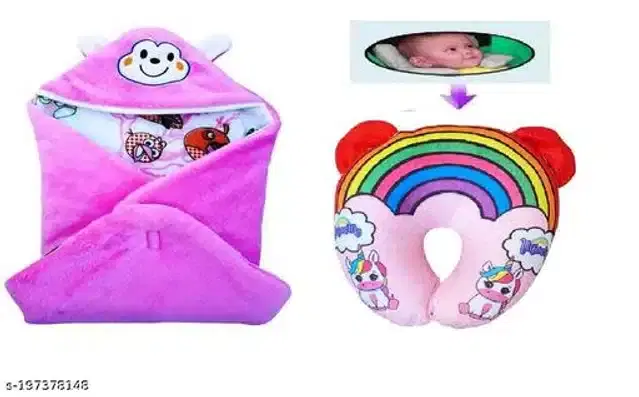 Combo of Baby Sleeping Set, Pink, Set of 2