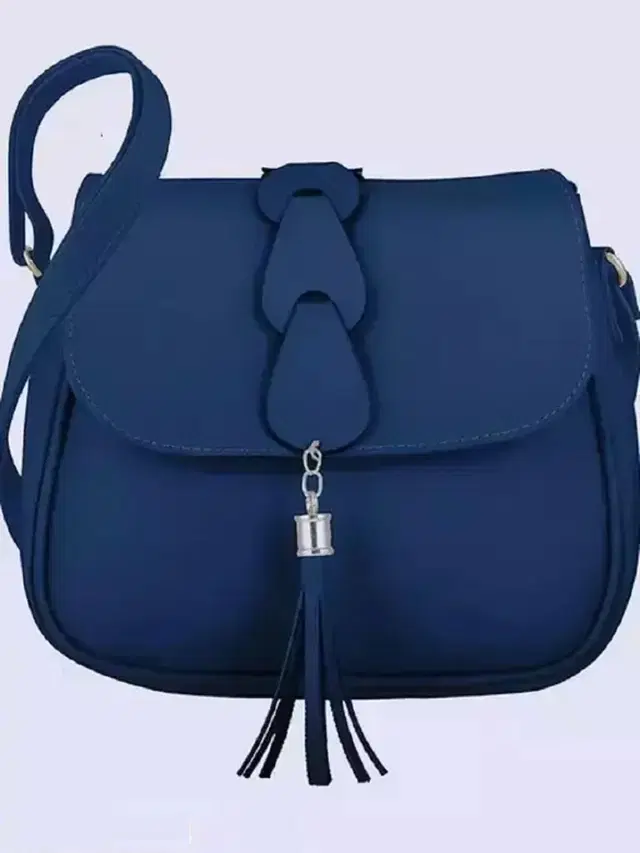 PU Sling Bag for Women (Blue)