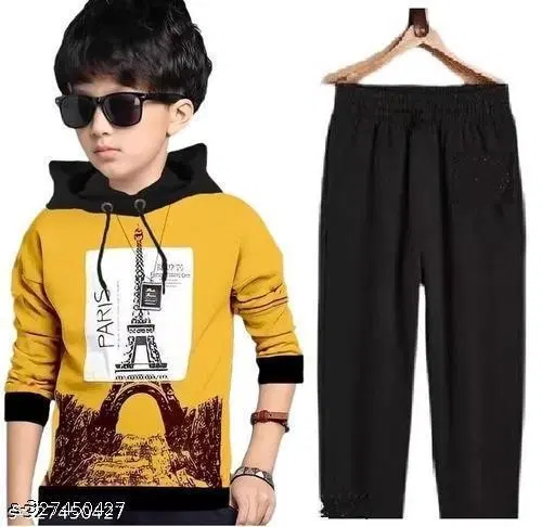 Cotton Clothing Set for Boys, Multicolour, Pack of 2 (2-3 Years)