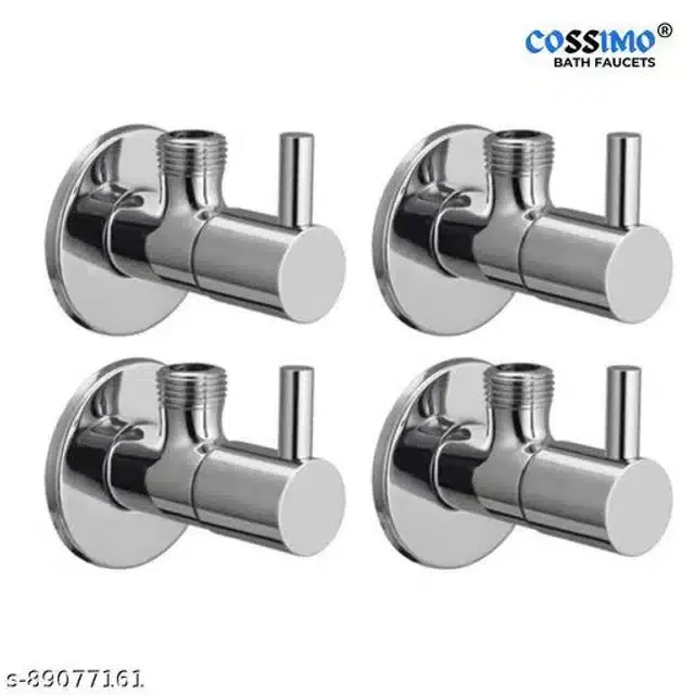 Bathroom Tap, Silver, Pack Of 4