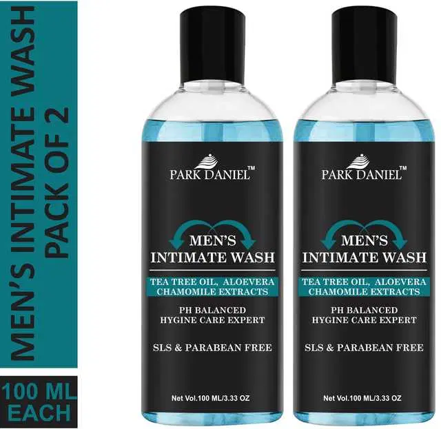 Park Daniel Ph Balanced Men Intimate Wash, Pack of 2, 100 ml, SE-1419