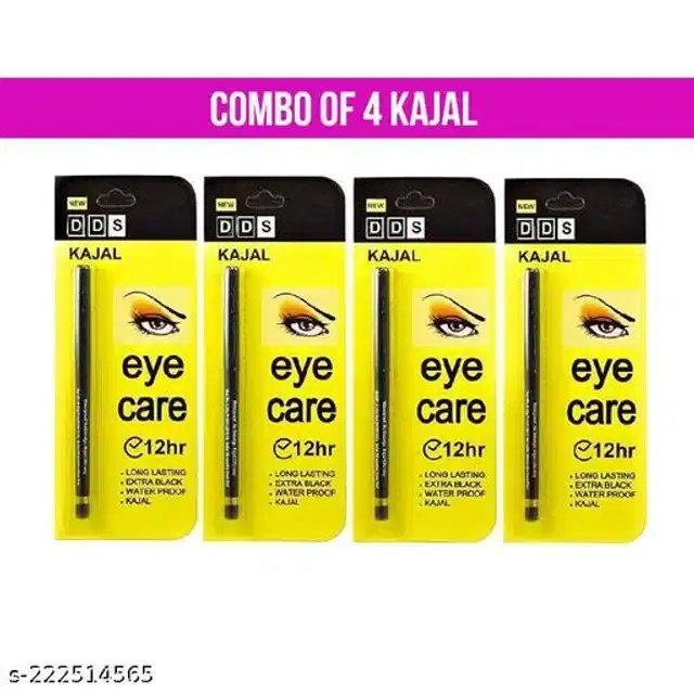 Kajal for Women, Black, Pack of 4