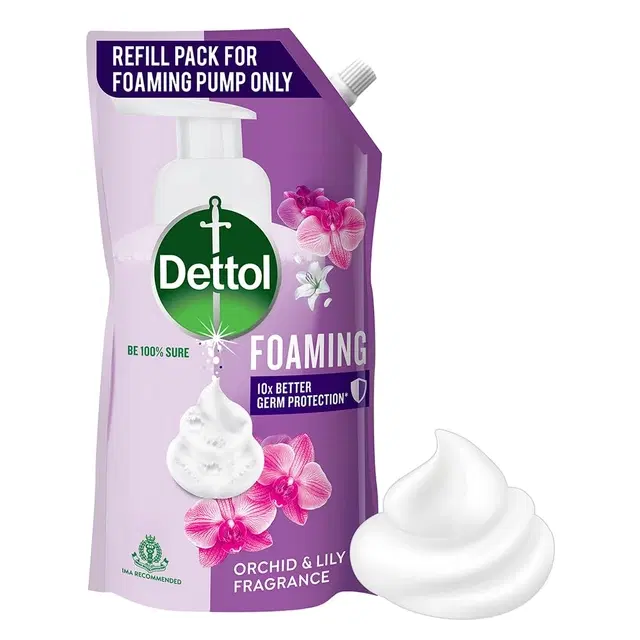 Dettol Orchid & Lily Foaming Handwash Refill 700 ml