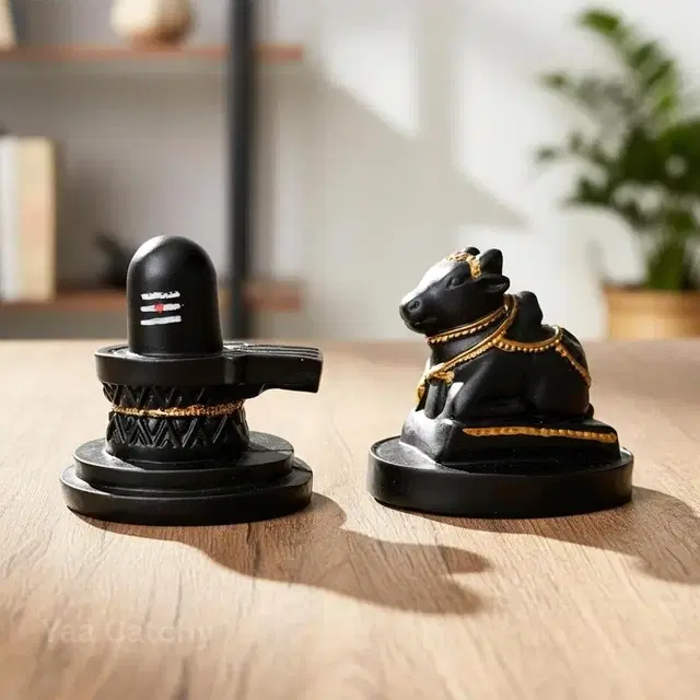 Shivling With Nandi Set