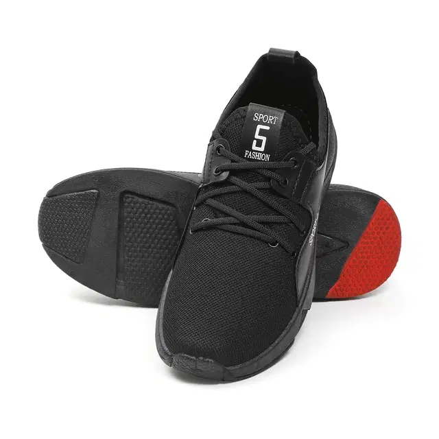 Casual Shoes for Men (Black, 6)