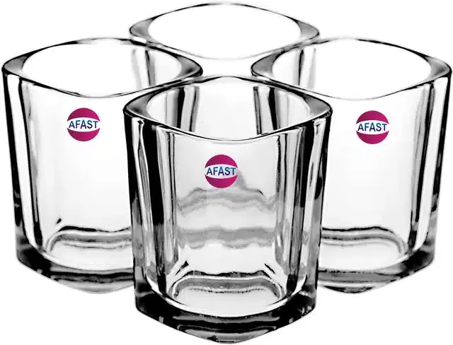 Liquor cum Cocktail Glasses, Transparent, 50 ml, Pack of 4