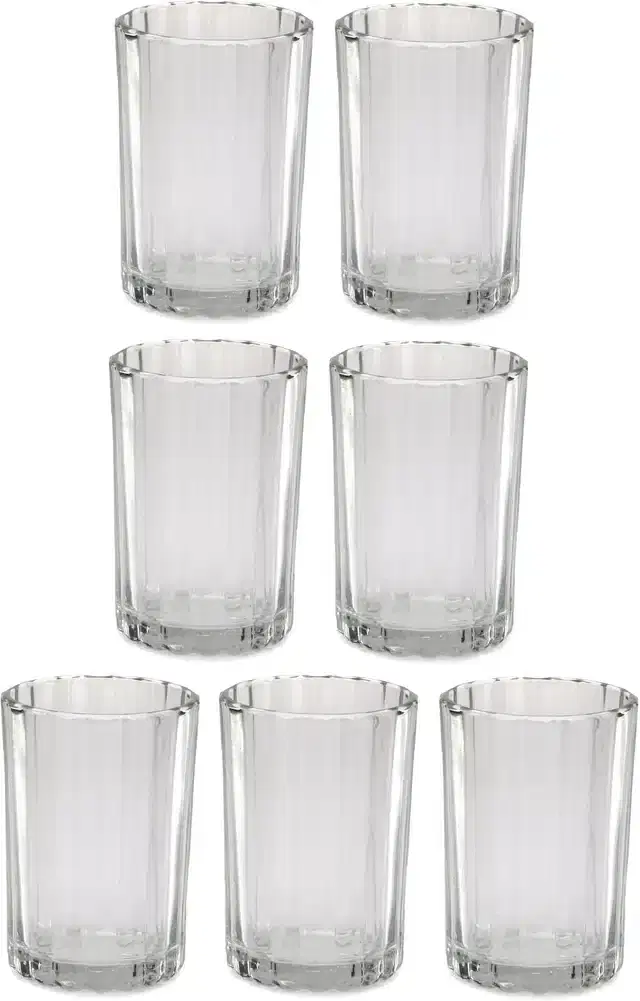 Liquor cum Cocktail Glasses, Transparent, 200 ml, Pack of 7